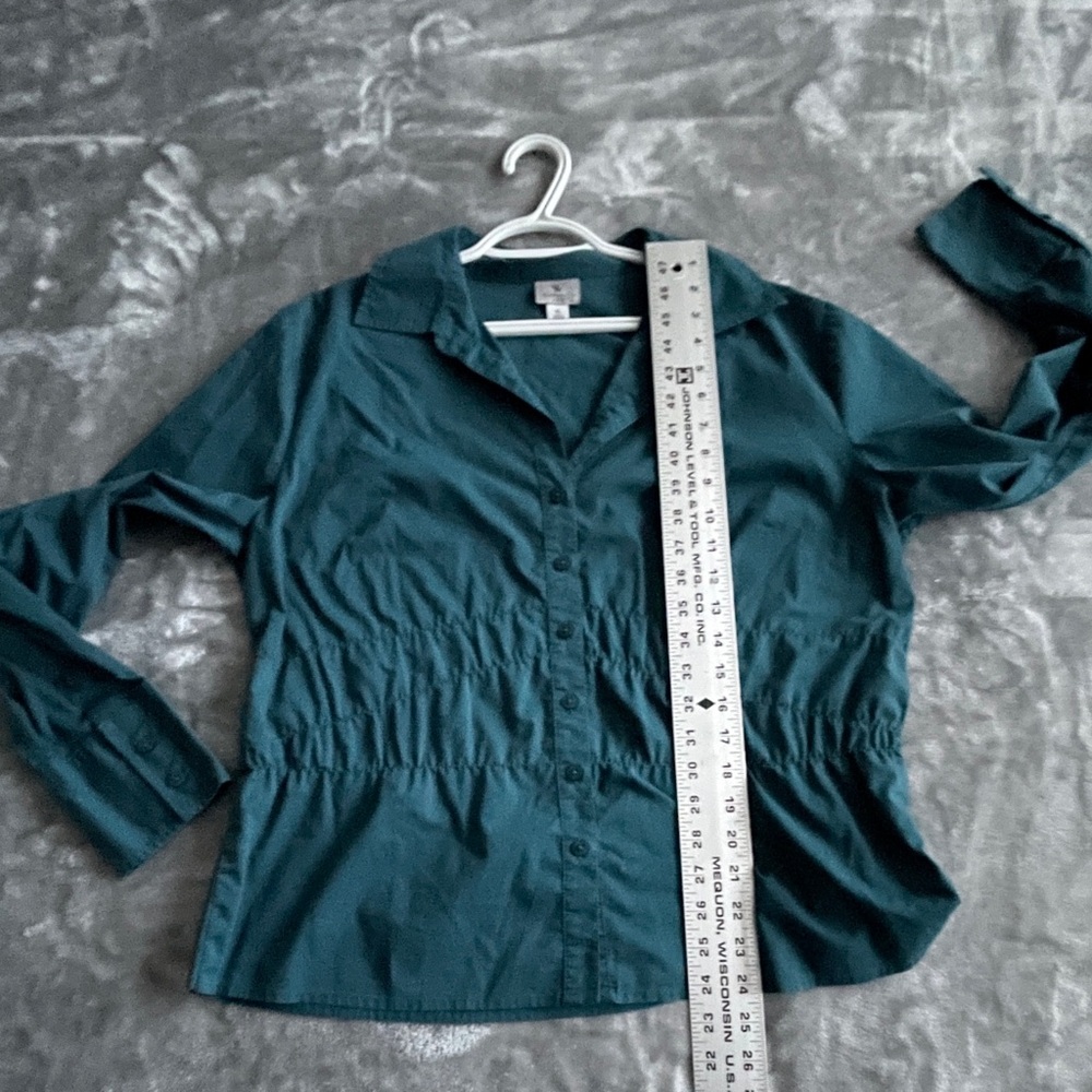 Worthington Women’s Dark Teal Button-Down Shirt